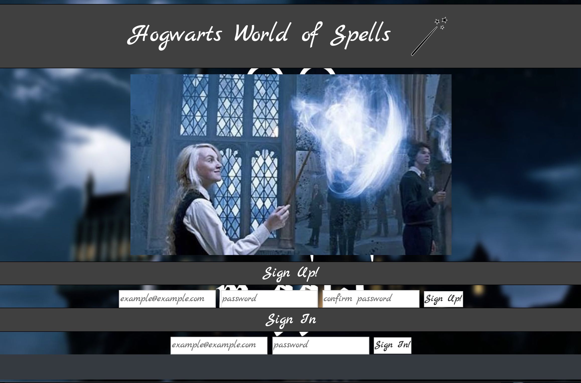 Hogwarts World of Spells project image