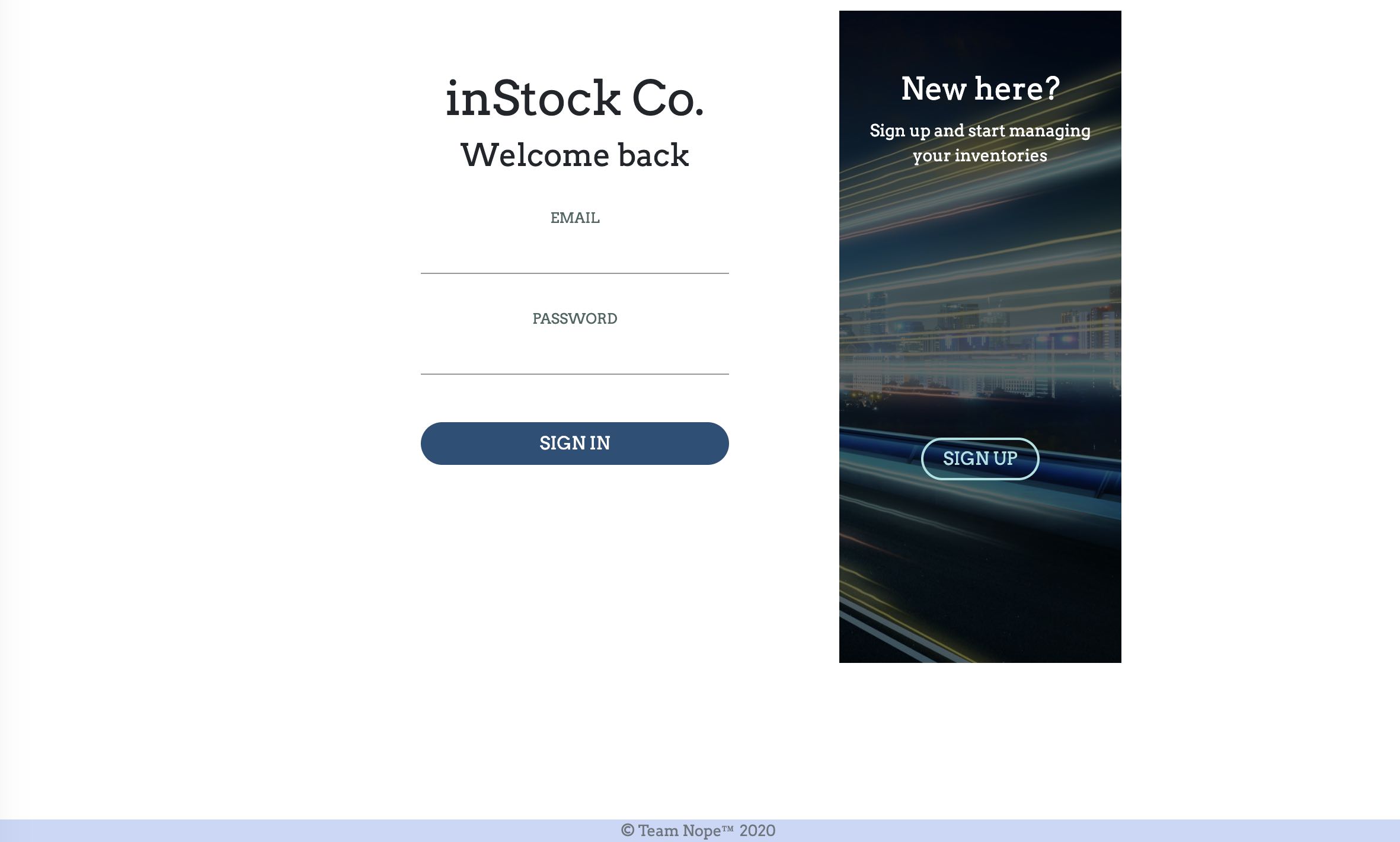 inStock project image