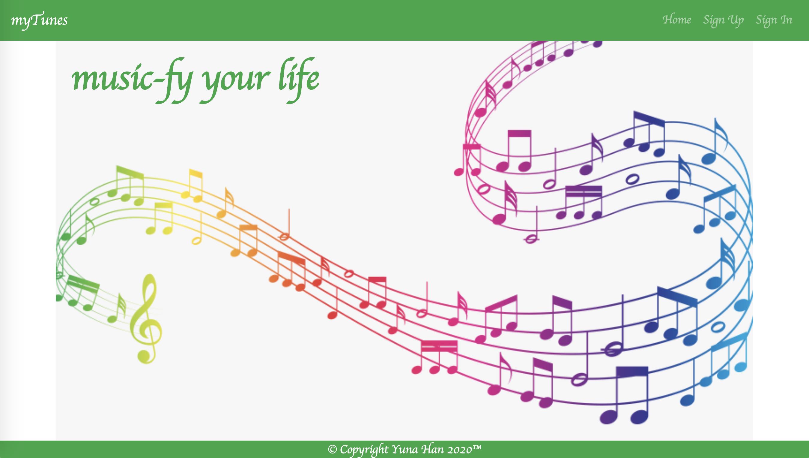 myTunes project image